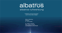 Desktop Screenshot of albatros-luftwerbung.de